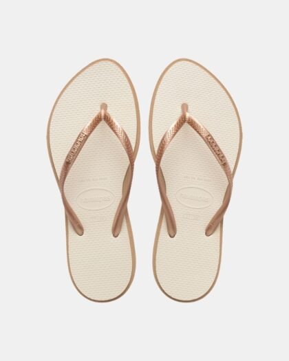Havaianas Slim Point Unisex Rose Gold & Beige