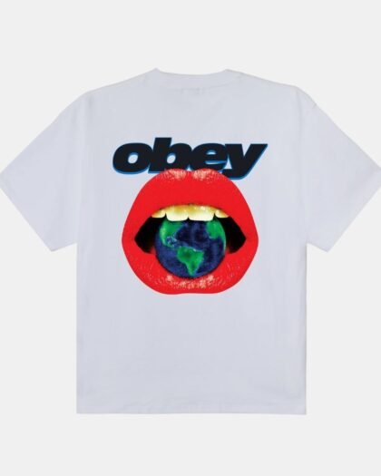 Obey Lips White