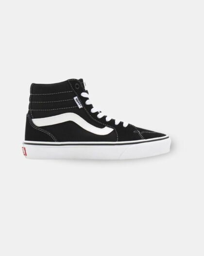 Vans Men's Filmore Hi Suede Canvas Black White