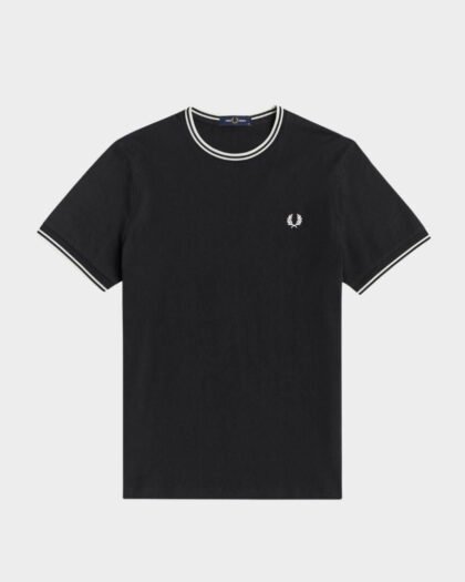 Fred Perry T-Shirt Twin Tipped Black
