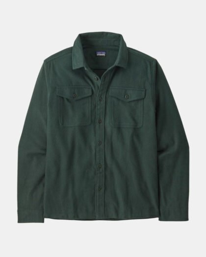 Patagonia Men's Fjord Flannel Shirt Whole Weave: Old Growth Green