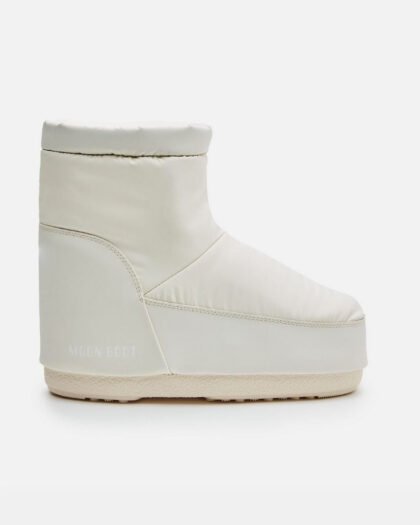 Moon Boot Icon Low No Lace Rubber Cream