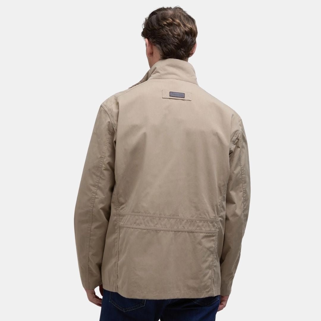 Barbour Sanderling Casual Jacket Military Brown/Dress - Image 3