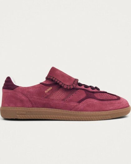 Alohas 490 Club Suede Raspberry Leather Sneakers