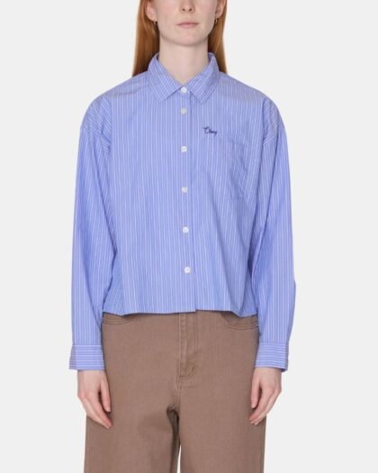Obey Leisure Stripe Shirt Blue Multi
