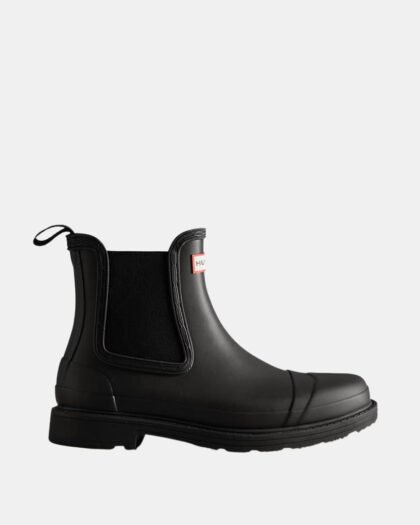 Hunter Women's Chelsea Commando Boot Black