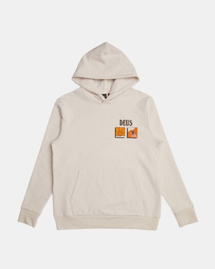 Deus Ex Machina Max Speed Hoodie Dirty White