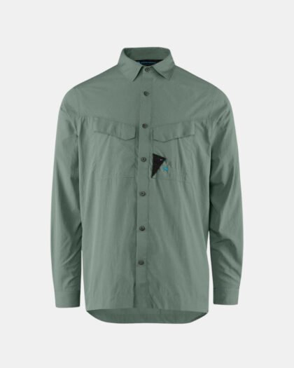 Klattermusen Syn Ls Shirt Men's Green Lake