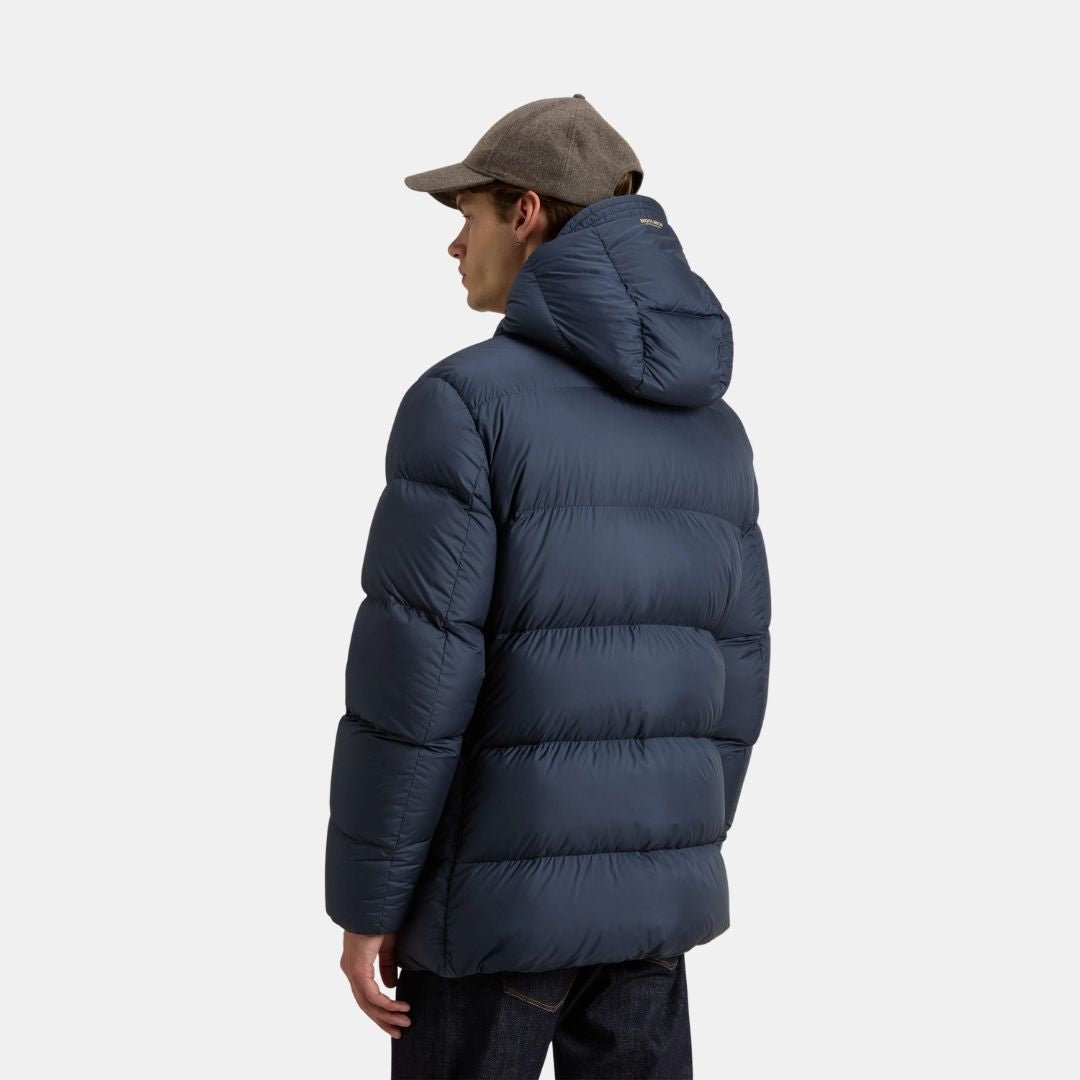 Woolrich Cloud Davis Parka Men's Melton Blue - Image 4