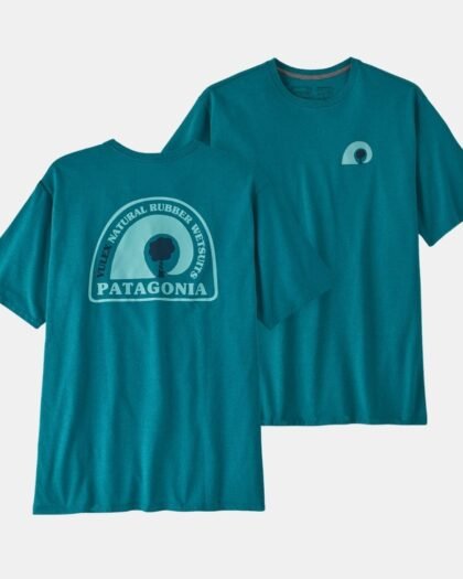 Patagonia Men's Rubber Tree Mark Responsibili-Tee T-Shirt Belay Blue