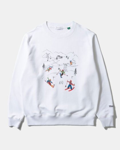 Edmmond Studios Sweatshirt Peak 7 Plain White
