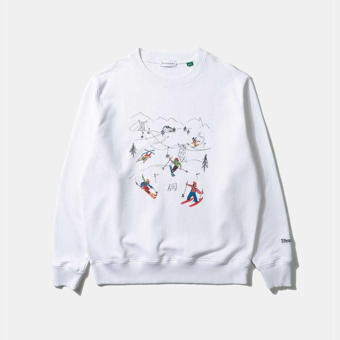 Edmmond Studios Sweatshirt Peak 7 Plain White