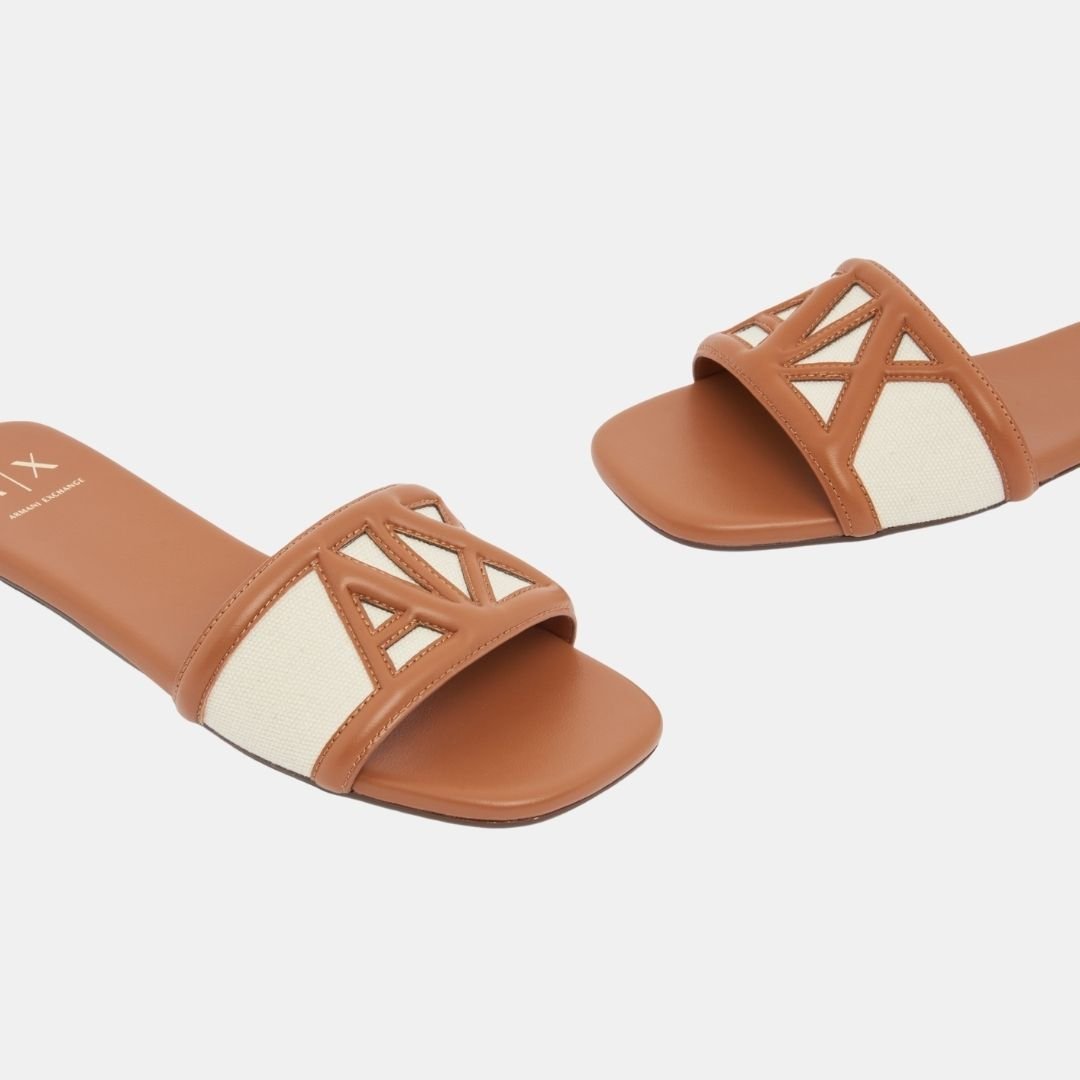 Armani Exchange Sandalo Saline Clay-Ecru - Image 3
