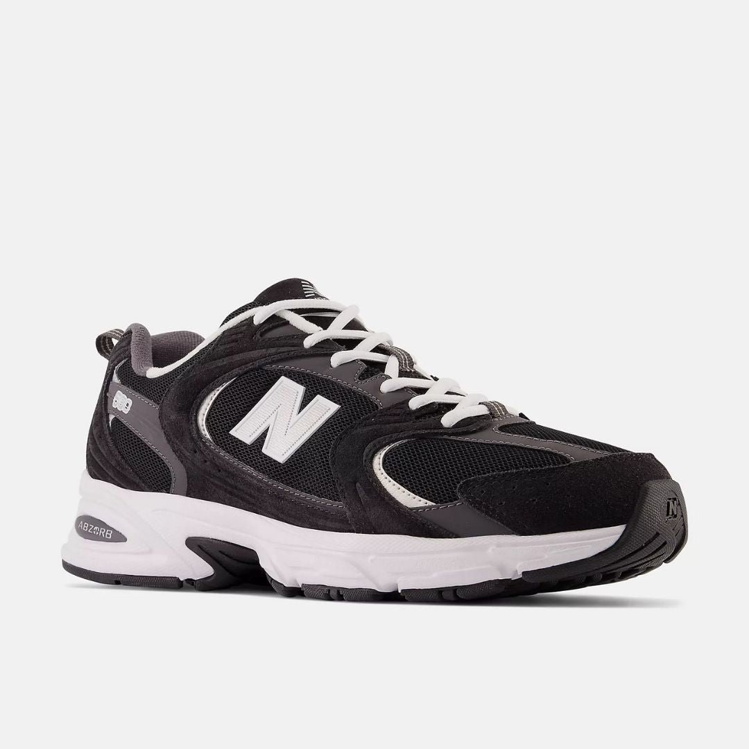 New Balance 530 Black Magnet Silver Metallic - Image 3