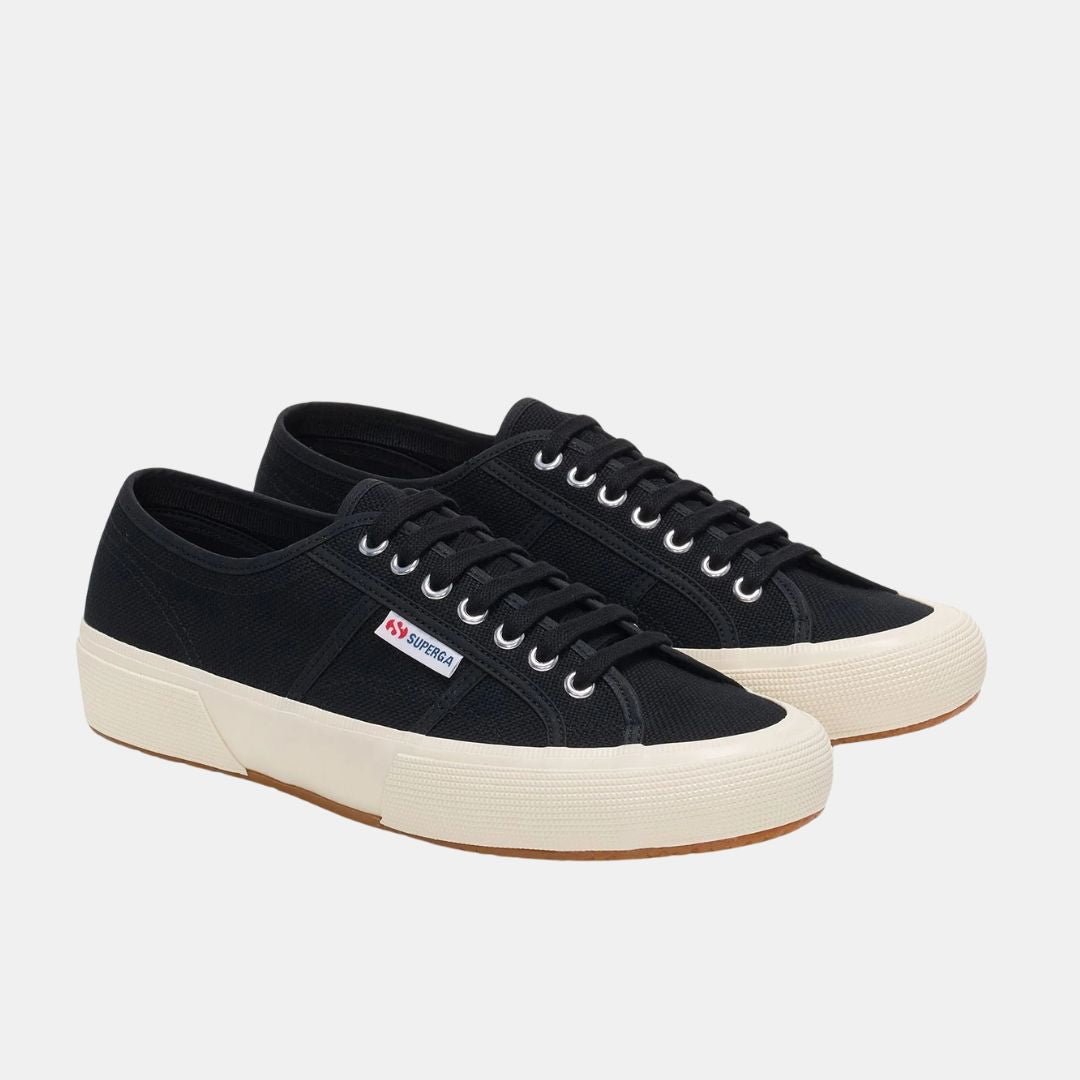 Superga Men's 2750 OG Black Off White - Image 2