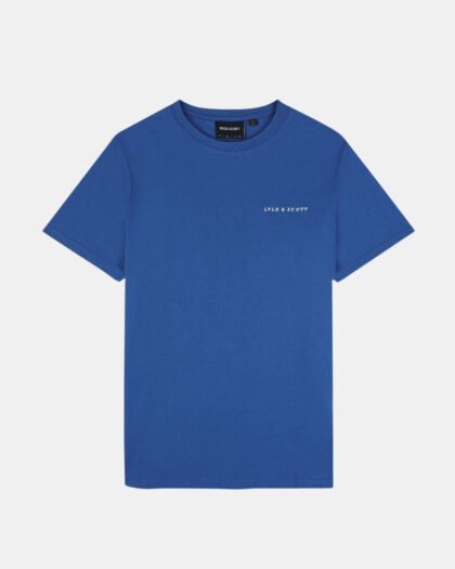 Lyle & Scott Embroidered T-Shirt Spring Blue