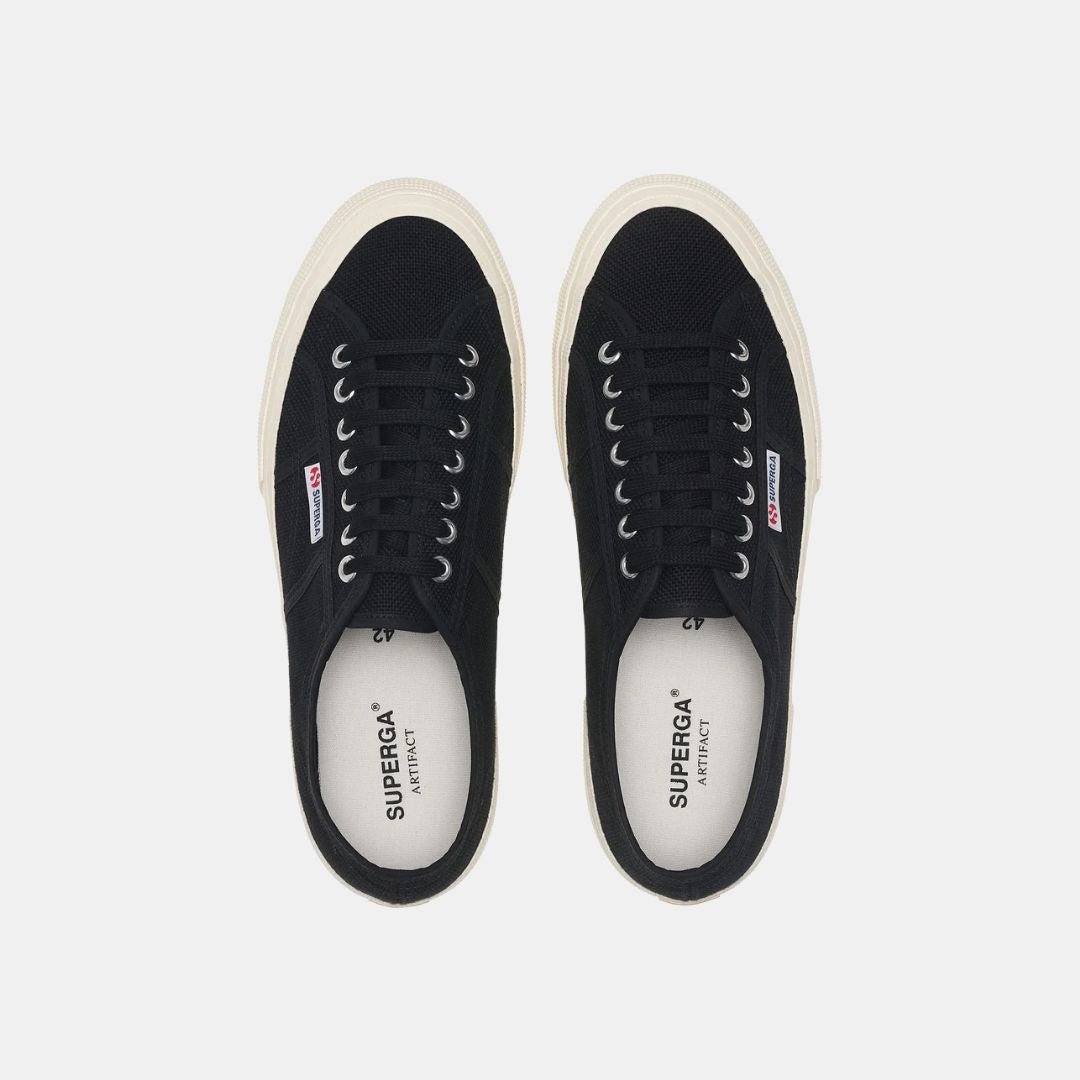 Superga Men's 2750 OG Black Off White - Image 4