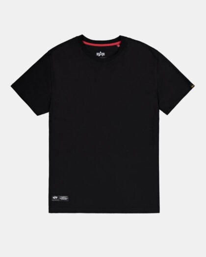 Alpha Industries Label Back Print T-Shirt Black-Black