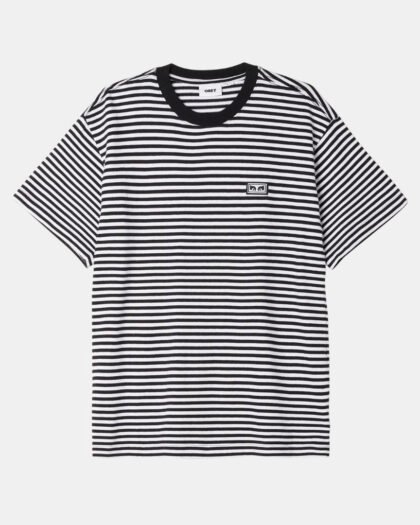 Obey Established Works Eyes Strp Ss Black Multi