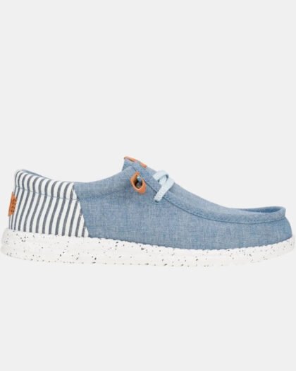 Hey Dude Wally Funk Nu Prep Faded Denim Navy Blazer