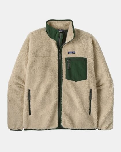 Patagonia Men's Classic Retro-X Jacket Dark Natural w/Treeline Green
