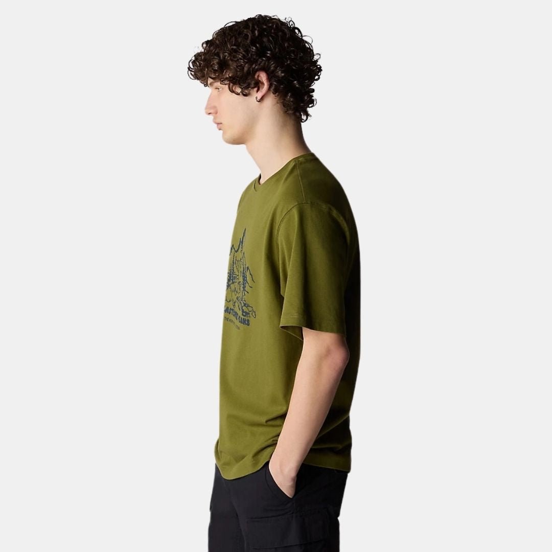 The North Face Nature T-Shirt Forest Olive - Image 5