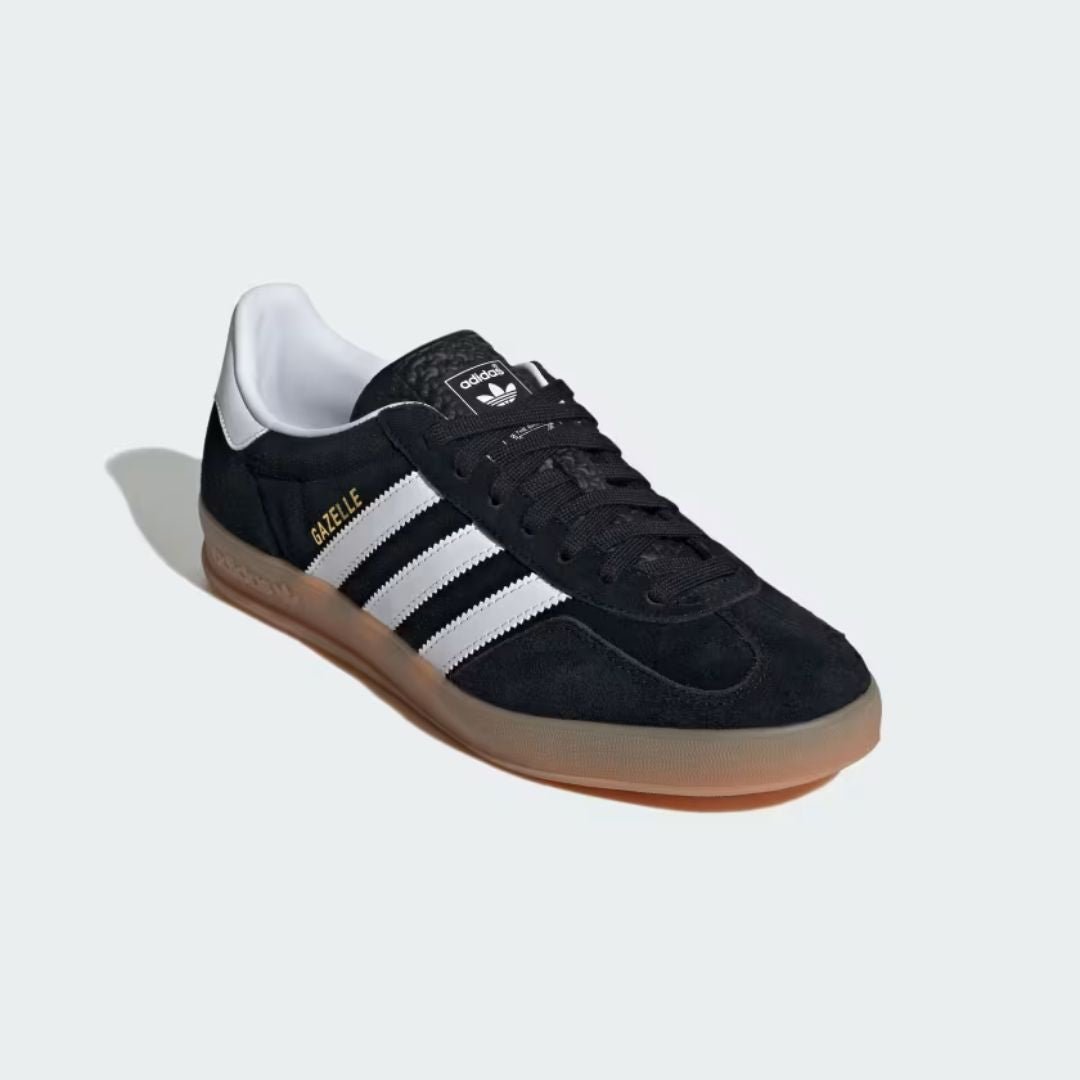 Adidas Gazelle Indoor Black & Cloud White - Image 3