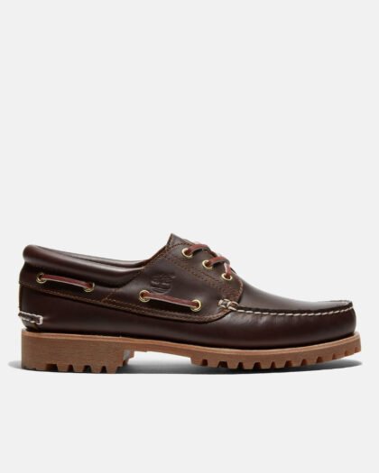 Timberland Men's Authentic Boat Shoe Brown Full Grain