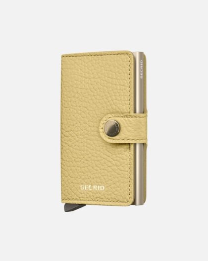 Secrid Mini Wallet Pebble Butter Yellow