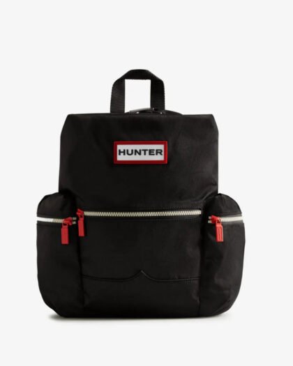 Hunter Nylon Mini Topclip Backpack Black