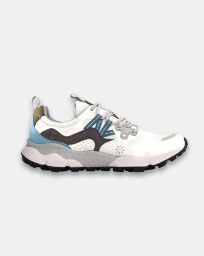 Flower Mountain Women's Yamano 3 Kaiso Eco Suede White & Grey