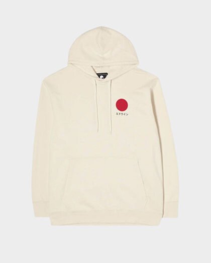 Edwin Japanese Sun Hoodie Sweat Whisper White