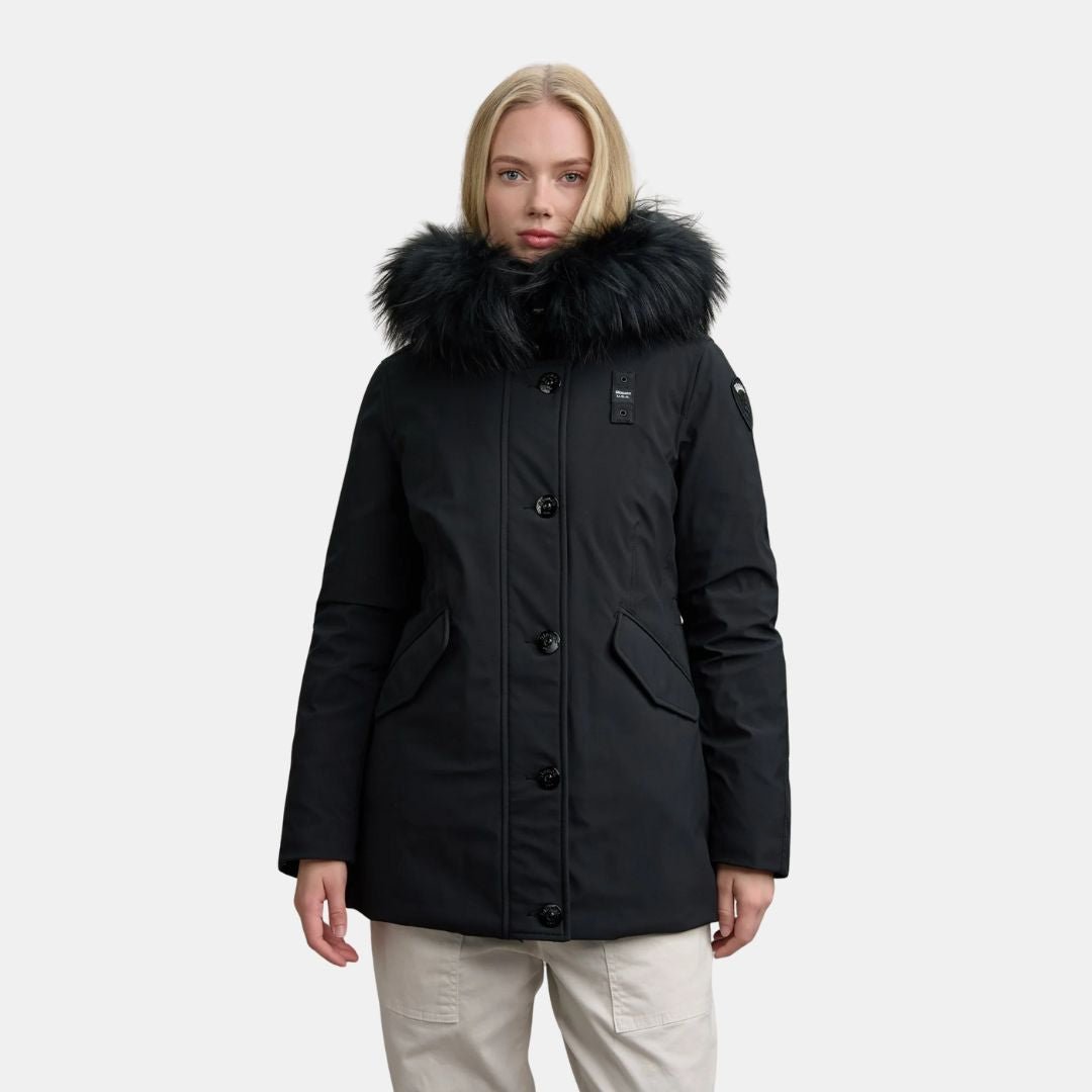 Blauer Padded Parka Irma Black - Image 2