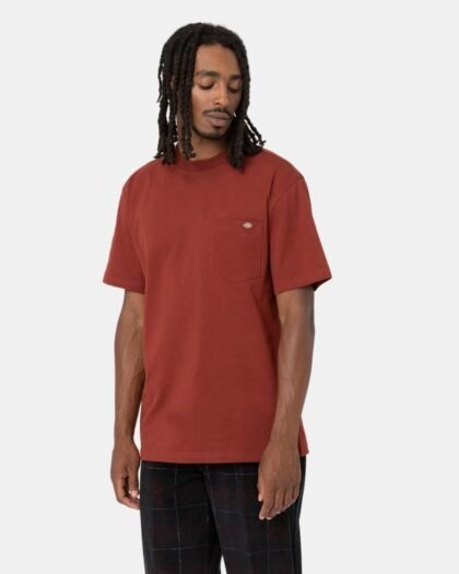 Dickies T-Shirt Luray Pocket Tee Bordeaux