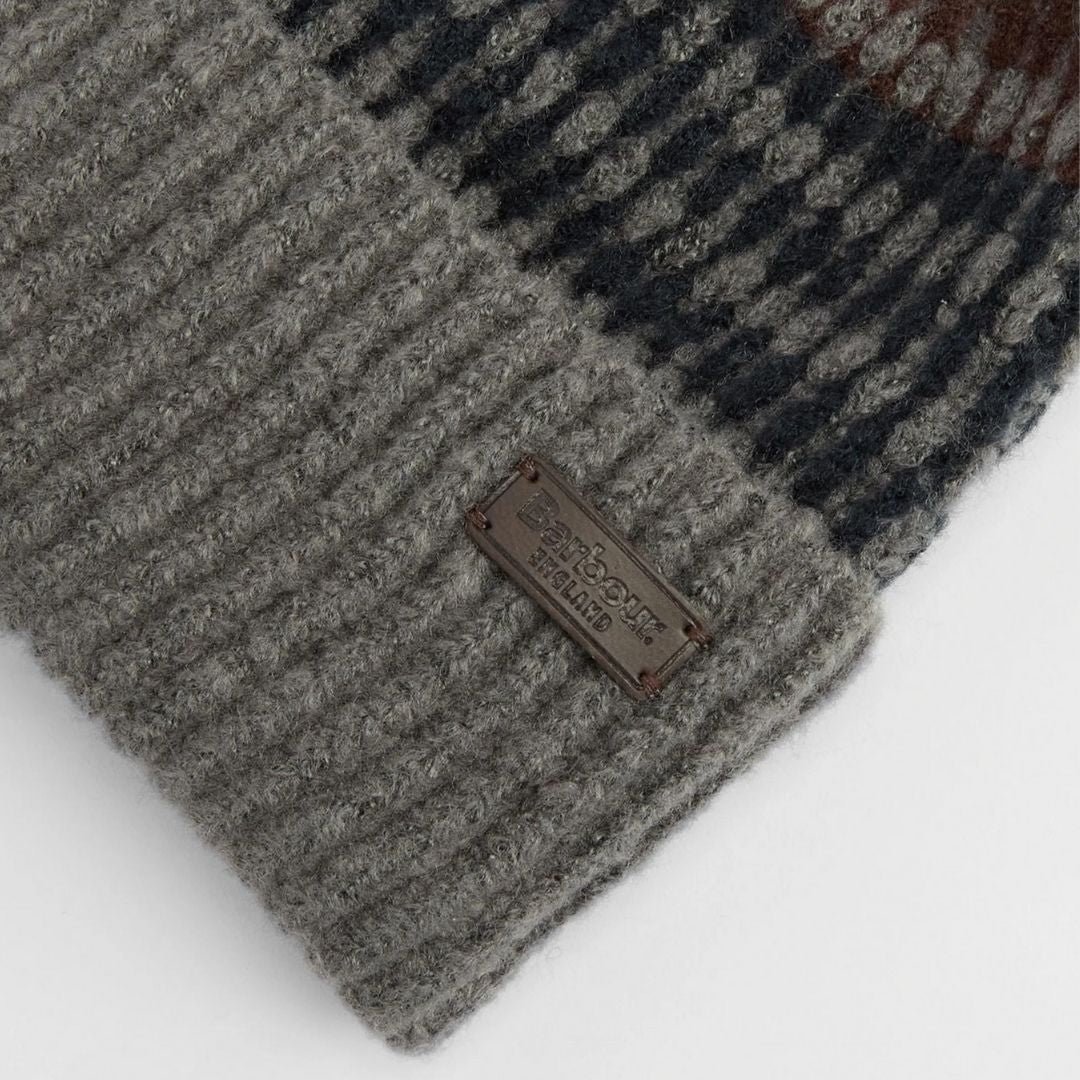 Barbour Branton Beanie and Scarf Gift Set Midnight Oak - Image 4