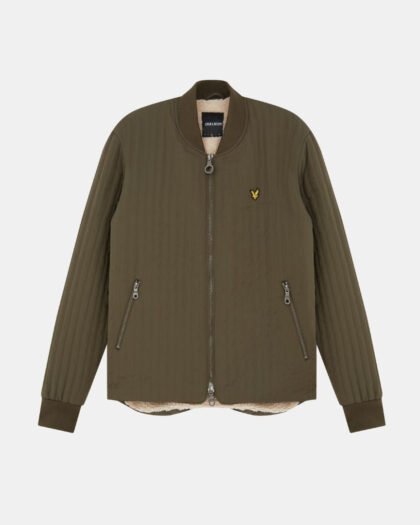 Lyle & Scott Quilted Liner Jacket Olive
