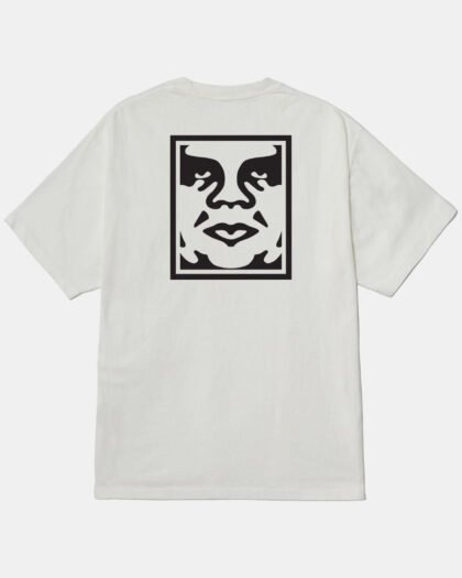 Obey Bold Icon Face Pigment Vintage White