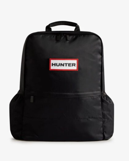 Hunter Nylon Large Backpack Black
