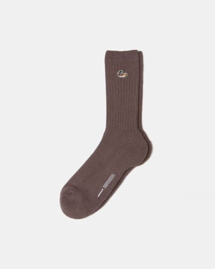 Edmmond Studios Duck Socks Plain Chocolate