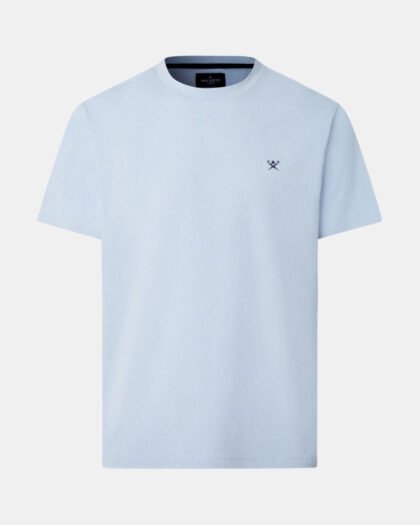 Hackett London Ss Logo Tee Oxford Blue