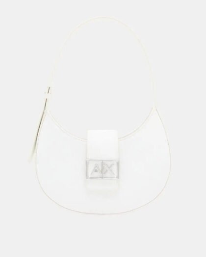Armani Exchange Jodie Hobo Off White