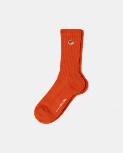 Edmmond Studios Duck Socks Plain Orange