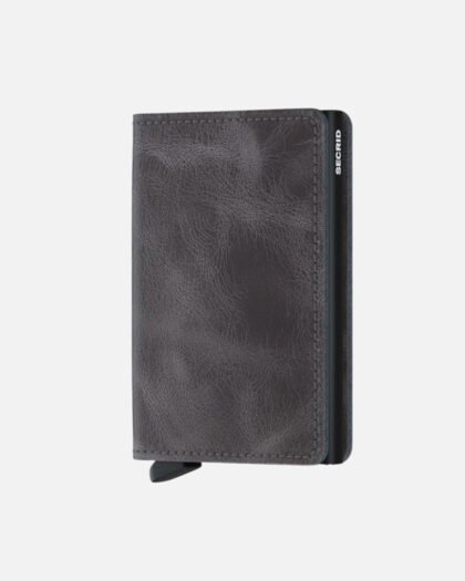 Secrid Slim Wallet Vintage Grey Black