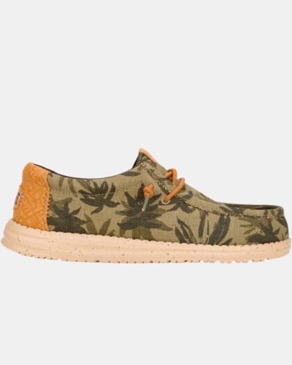 Hey Dude Wally Palm Jute Burnt Olive & Ginger Brown