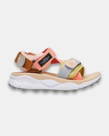 Flower Mountain Women's Nazca 2 Suede Nylon Tapes Taupe Salmon