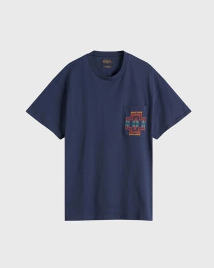 Pendleton Harding Star Pockete T-Shirt Navy