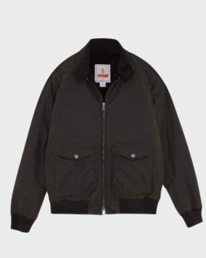 Baracuta Waxed G9 AF Pocket Deep Moss