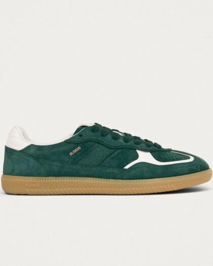 Alohas 490 Rife Forest Green Leather Sneakers
