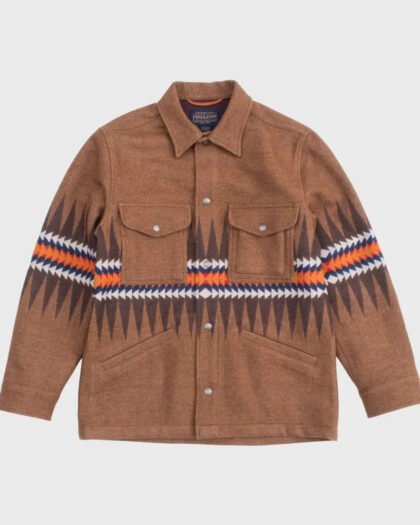 Pendleton Sawtooth Ridge Wool Field Jacket Brown