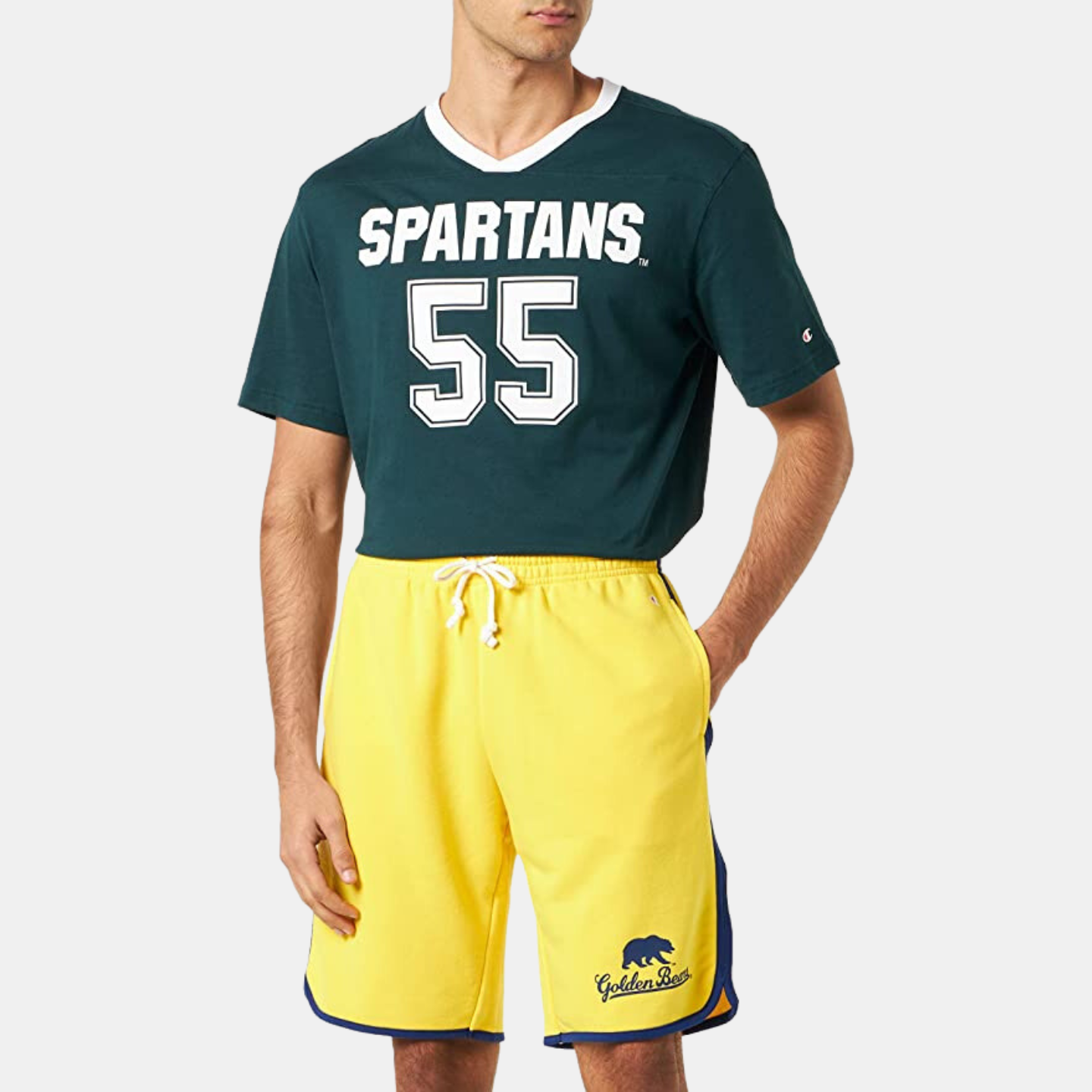 Champion Legacy College Short 218571 Yellow